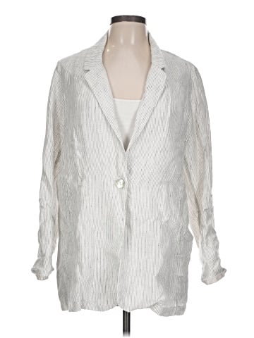 Christian Siriano New York 3/4 Sleeve Button-Down Shirt (view 1)