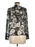 J.Jill 100% Silk Floral Black Blouse Size M (estimated) - photo 2