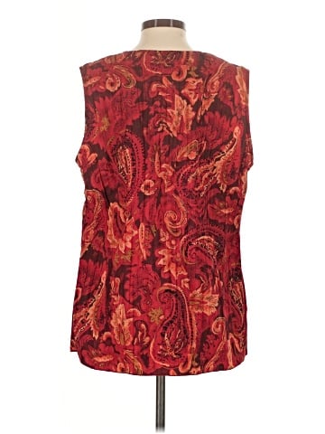 Blue Diamond Plus Sleeveless Blouse (view 2)