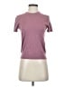 Theory Purple Short Sleeve Turtleneck Size S - photo 1