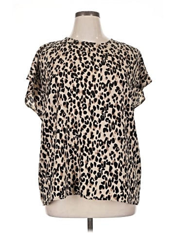 Halogen Short Sleeve Blouse (view 1)