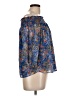 Veronica M. 100% Polyester Blue 3/4 Sleeve Blouse Size L - photo 4
