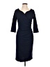 Miusol Solid Blue Cocktail Dress Size L - photo 1