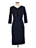Miusol Solid Blue Cocktail Dress Size L - photo 2