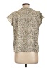 Unbranded 100% Polyester Ivory Short Sleeve Blouse Size L - photo 2