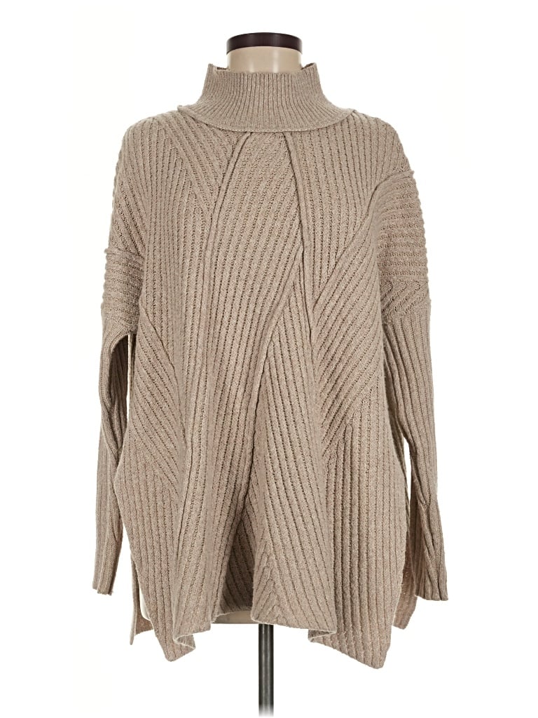 Pre-owned Vertigo Turtleneck Sweater In Tan