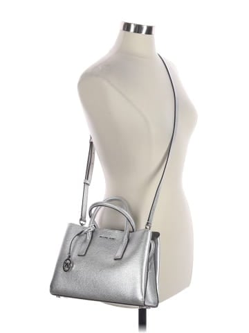 MICHAEL Michael Kors Leather Satchel (view 2)