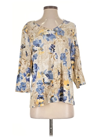 Karen Scott 3/4 Sleeve Blouse (view 1)