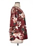 C'est La Vie 100% Polyester Burgundy 3/4 Sleeve Blouse Size 1X - photo 4