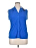T Tahari Blue Sleeveless Blouse Size XL - photo 1