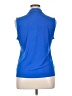 T Tahari Blue Sleeveless Blouse Size XL - photo 2