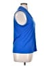 T Tahari Blue Sleeveless Blouse Size XL - photo 4