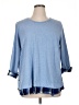 Erika Blue 3/4 Sleeve Top Size 1X - photo 1