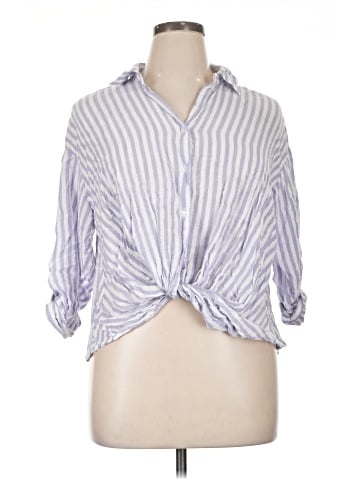 Preswick & Moore 3/4 Sleeve Button-Down Shirt (view 1)