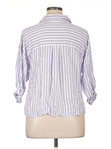 Preswick & Moore 3/4 Sleeve Button-Down Shirt (view 2)