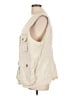 Eddie Bauer 100% Cotton Ivory Vest Size Lg Petite - photo 5