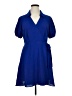 MSK 100% Polyester Blue Casual Dress Size XL (petite) - photo 1