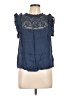 Democracy 100% Rayon Blue Sleeveless Blouse Size L - photo 1