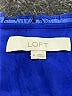 Ann Taylor LOFT 100% Polyester Blue Long Sleeve Blouse Size M - photo 7