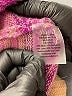 Isla Color Block Purple Wool Pullover Sweater Size S - photo 8