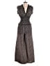 Max Studio Animal Print Gray Jumpsuit Size L - photo 1