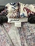 Subdued 100% Viscose Paisley Silver Ivory Casual Pants Size M - photo 7