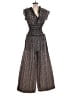 Max Studio Animal Print Gray Jumpsuit Size L - photo 2