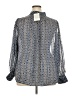 H&M 100% Polyester Polka Dots Blue 3/4 Sleeve Blouse Size XXL - photo 2
