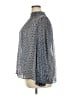 H&M 100% Polyester Polka Dots Blue 3/4 Sleeve Blouse Size XXL - photo 5