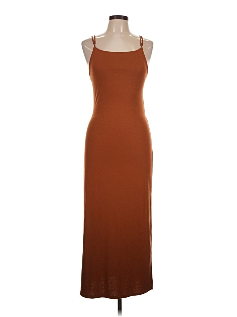 Pre-owned Crescent Casual Dress In Brown