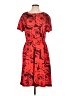 Unbranded Print Red Casual Dress Size XL - photo 1