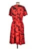 Unbranded Print Red Casual Dress Size XL - photo 2