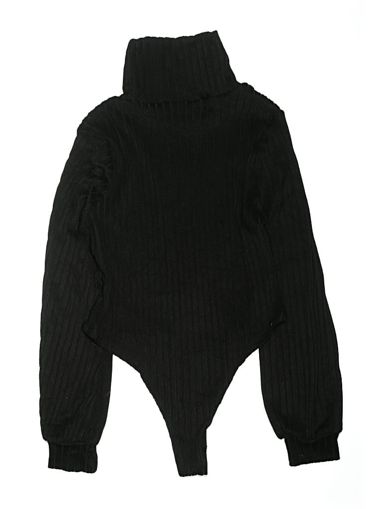 Pre-owned Shein Bodysuit In Black