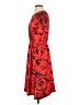 Unbranded Print Red Casual Dress Size XL - photo 5