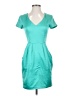 H&M 100% Polyester Teal Cocktail Dress Size 2 - photo 1