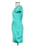 H&M 100% Polyester Teal Cocktail Dress Size 2 - photo 5
