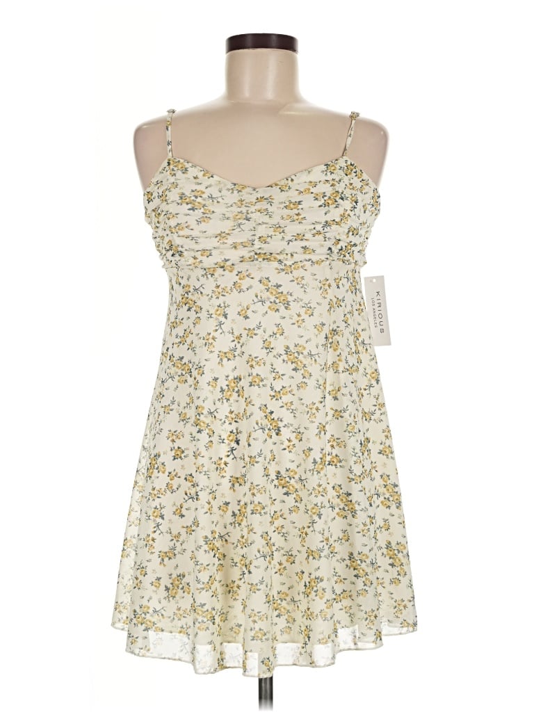 Kirious Casual Dress In Ivory