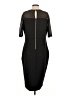 K. Jordan Graphic Black Cocktail Dress Size XL - photo 2