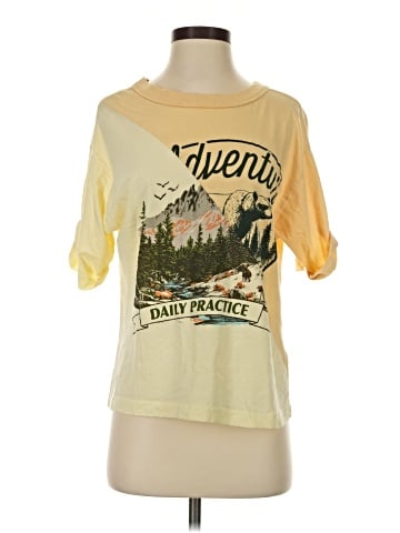 Daily Practice By Anthropologie 3/4 Sleeve T-Shirt (view 1)