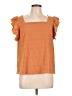 Shein Orange Short Sleeve Top Size 12 - photo 1