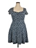 Bebop Hearts Blue Casual Dress Size XXL - photo 1