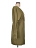 Unbranded Solid Green Casual Dress Size L - photo 4