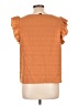 Shein Orange Short Sleeve Top Size 12 - photo 2