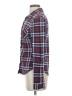 rue21 Plaid Burgundy Long Sleeve Blouse Size S - photo 5