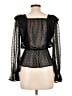 Hyfve 100% Polyester Black 3/4 Sleeve Blouse Size L - photo 2