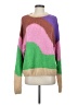 KITRI Color Block Pink Pullover Sweater Size S - photo 1