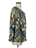 Johnny Was Aztec Or Tribal Print Floral Paisley Plaid Multi Color Blue Long Sleeve Blouse Size S - photo 4