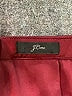 J.Crew 100% Polyester Solid Burgundy Formal Skirt Size S (estimated) - photo 4