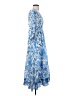 Gretchen Scott Designs 100% Polyester Paisley Blue Casual Dress Size XS - photo 4