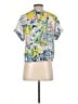 Coral Bay Print Green Short Sleeve Blouse Size XL (petite) - photo 2